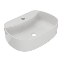 Cuba Sobrepor Banheiro Oval 48x12x35cm Multimóveis CR10150 Branco