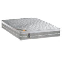 Colchão King Espuma Visco Gel Molas Ensacadas Pocket Premium Euro Pillow (193x203x32) - Castor
