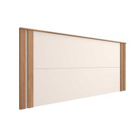 Cabeceira Cama Box Madeirado Casal/Queen Eden Freijo/Off White - Caemmun