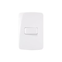 Interruptor Paralelo MarGirius B3 10A com Placa 4x2 Branco Branco