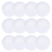 Jogo 12 Pratos Raso Porcelana Branco Liso 25cm para Jantar Tramontina Leonora