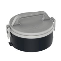 Marmita Simples Sem Divisória 1,5l Preta Tekcor Soprano