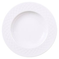 Prato Fundo Branco de Porcelana 23cm Tramontina Ingrid 330ml Aba Larga Avulso