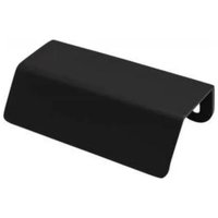 Jogo 24 Puxadores PV22 80 Alça 8x4cm Sobrepor Torralba Preto Fosco Para Móvel Armários Gavetas Balcõ