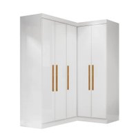 Quarto Modulado de Canto Madrid com 5 Portas Maxel