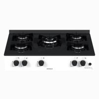 Fogao de Mesa 5 Bocas Venax Grand Petit Line Branco Gas Glp