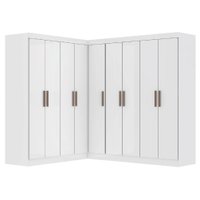 Quarto Modulado de Canto Madrid com 9 Portas Maxel