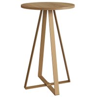 Mesa Lateral Para Sala De Estar 27939 Hanover Dourado Artesano