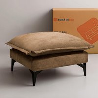 Chaise Modular Boma 60x70x40cm Boucle Caramelo Sofá inBox