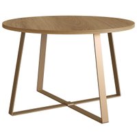 Mesa De Centro Para Sala De Estar 27948 Hanover Dourado Artesano