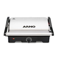 Grill Arno Dual Inox com Abertura de 180º Gnox 1100W 220V