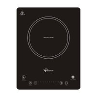Cooktop Fischer 1 Boca Indução Mesa em Vitrocerâmica Preto  (26884-59097)