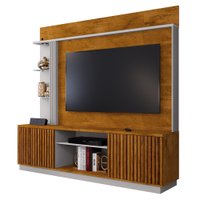 Estante Home Tv 65 Pol 201 cm Atlanta Naturalle Off White BECHARA