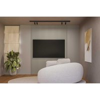 Painel p/ Lavabo até 75 Pol Modular 1.8 Ripado 180x250cm Gris Fosco - Linea Brasil