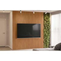 Painel p/ Lavabo até 85 Pol Modular 2.2 Ripado 219x250cm Nature Fosco - Linea Brasil