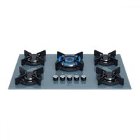 Cooktop 5 Bocas Infinity Tripla Chama com Vidro Eiger - Fischer