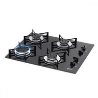 Cooktop 4 Bocas com Vidro Preto - Fischer