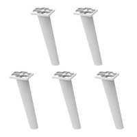 Kit 5 Pés Palito Retrô para Balcão 120cm/Balcão 105cm Veneza Multimóveis MP3078
