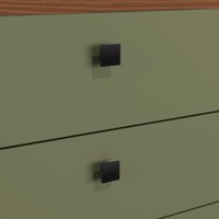 Cozinha Modulada Pixel 100% MDP Canela/Verde Frevo 456cm - Kappesberg