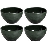 Kit 4 Bowls Orgânico Arauco 558ml Porto Brasil Verde Cerâmica Cozinha Multiuso Tigela Servir Mesa