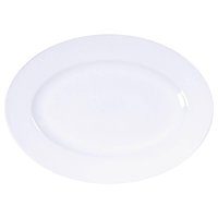 Travessa Oval Porcelana Tramontina Baixela 32x25cm Branco Maria Augusta Salada Petiscos