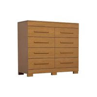 Cômoda Casal Nalu c/ 8 Gavetas Cinamomo - ACP