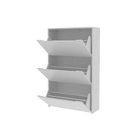 Armário Sapateira Solteiro SA-3405 c/ 3 Portas Branco - Tecno Mobili