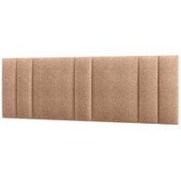 Cabeceira Modulada King 200 cm Com Led Boucle Bege VConcept