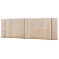 Cabeceira Modulada King 200 cm Com Led Linho Bege VConcept