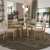 Conjunto Sala de Jantar Madeira Maciça Un.4 Cadeiras Kappesberg