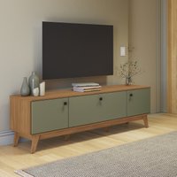 Rack Kappesberg 3 Portas Canela/Verde Frevo 180cm
