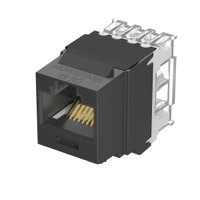 Conector Fêmea RJ45 UTP Keystone Cat6A Preto Panduit - NK6X8