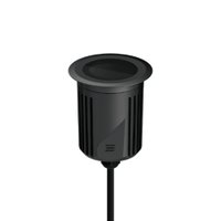 Embutido de Solo Led Stella S.Ground 11,5W com Caixa de Instalação Bivolt Preto 3000K Luz Amarela