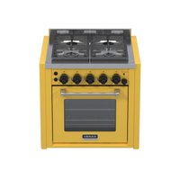 Fogao de Embutir 4 Bocas Venax Temis Amarelo Gas Glp Fogao de Embutir 4 Bocas Venax Temis Amarelo Gas Glp