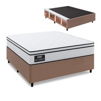 Cama Box Baú Lateral Queen Gazin Colchão com Molas Ensacadas 158x198x68cm Maximus Cama Box Baú Lateral Queen Gazin Colchão com Molas Ensacadas 158x198x68cm Maximus