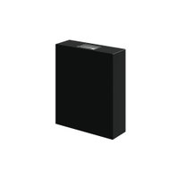 Arandela Stella Wall Plus Led 2 Fachos Fechados IP65 10W Bivolt Preto - 3000K - Luz Amarela