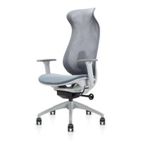 Cadeira Presidente Ergonômica Arko Cinza com Assento Confortável para Escritório e Home Office
