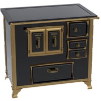 Fogao a Lenha GII N 2 Renaissance Premium Preto Se