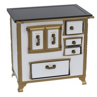 Fogao a Lenha GII N 1 Renaissance Premium Branco Se