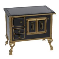 Fogao a Lenha N 1 Colonial Premium Preto Sd