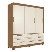 Guarda Roupas Casal 3 Portas 9 Gavetas Uraí Andirá