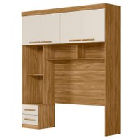 Dormitorio Modulado Casal 6P 242X173 cm Florenca Freijo Off White Moval