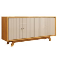 Balcao Buffet 4 Portas 180 cm Soleil Cedro Off White DJ MOVEIS