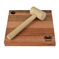 Tábua para Quebrar Caranguejo com Martelinho Utily