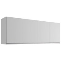 Armario Aereo 4 Portas 160cm Andreia Branco REAJL Moveis
