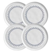 Jogo 4 Pratos Rasos Cerâmica 27,5cm Porto Brasil Louça Artesanal Mesa Posta Bio Astral