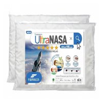 Kit com 2 Travesseiros Fibrasca Ultra Nasa 100 Poliéster Kit com 2 Travesseiros Fibrasca Ultra Nasa 100 Poliéster