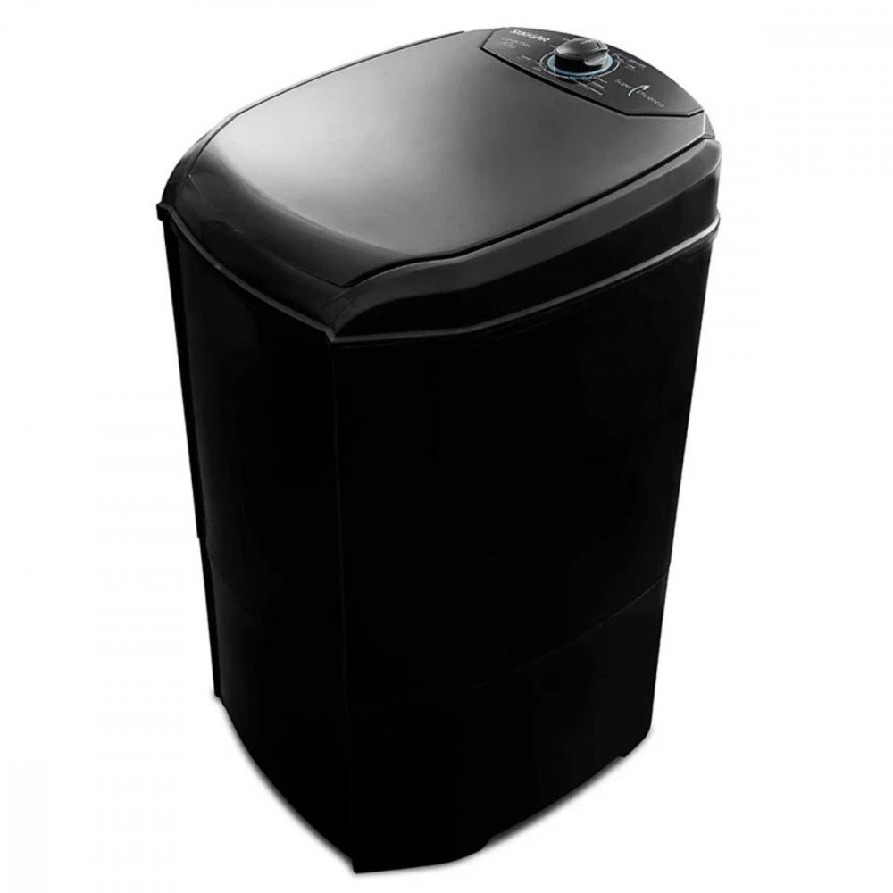 Lavadora de Roupa 10 Kg Preto Lavamax Suggar - 110v - Lx1021pt