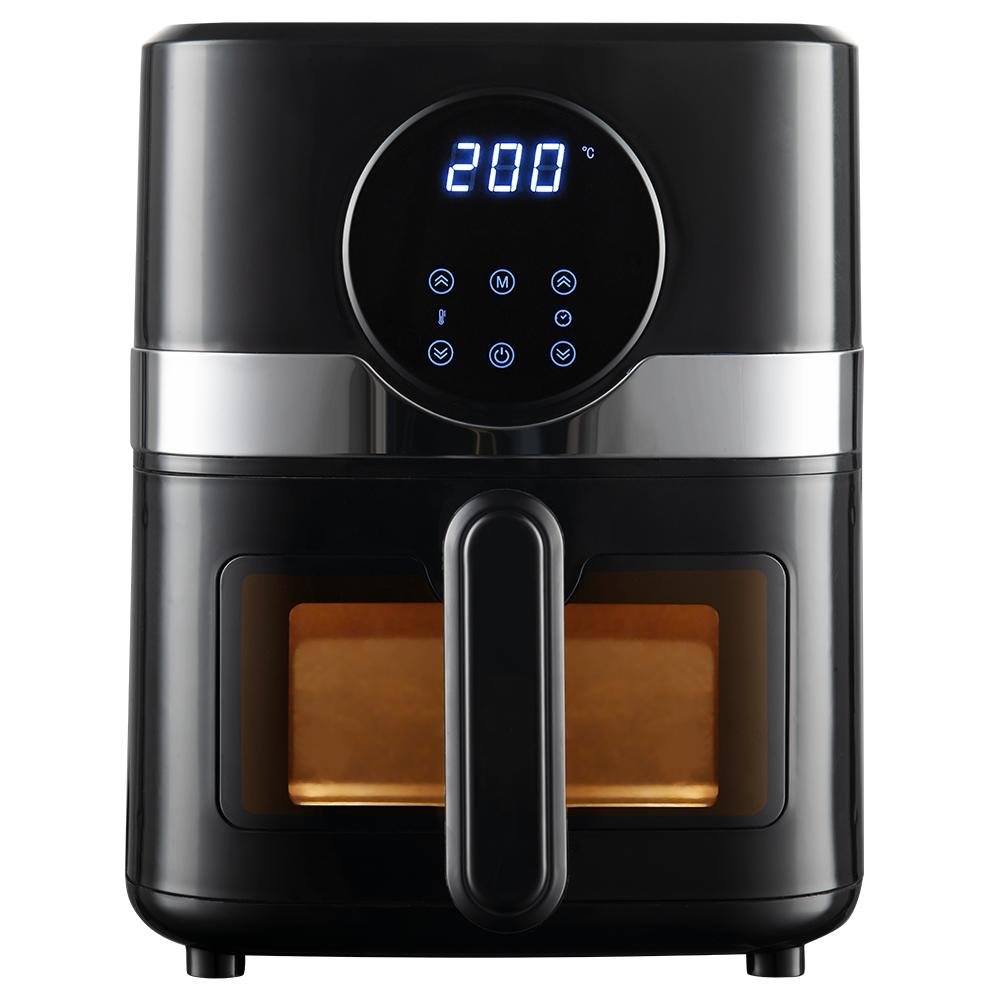 Air Fryer Fritadeira Elétrica Digital Extream 4,3L Preto e Prata, 127v