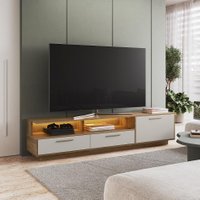 Rack Para Tv com iluminação LED Ravenna Arenas Rack Para Tv com iluminação LED Ravenna Arenas